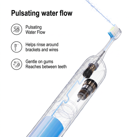 Braces Cleaning Kit | 2-in-1 Sonic Electric Toothbrush & Water Flosser