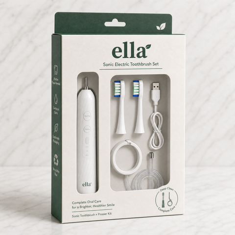 Braces Cleaning Kit | 2-in-1 Sonic Electric Toothbrush & Water Flosser