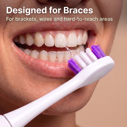 Ella Smile 2-in-1 Sonic Toothbrush & Water Flosser Set - 6 Brush Heads